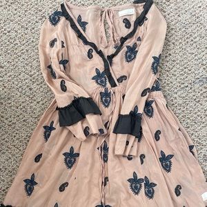 Super cute odd Molly silk mini dress size small